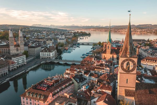 Singles in Zürich: Blick auf die Stadt