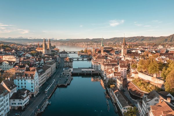 Singles in Zürich: Blick auf die Stadt