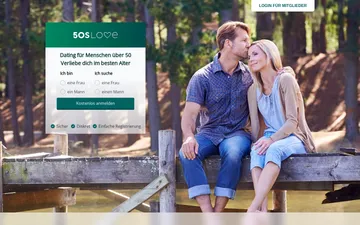 Screenshot der 50slove-Website