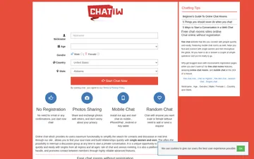 Screenshot der Chatiw-Website
