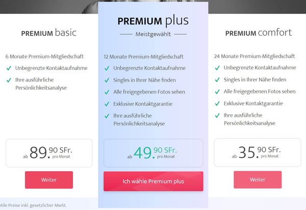 ElitePartner Kosten