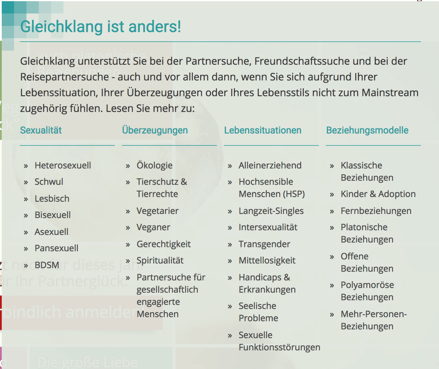 Mitglieder auf Gleichklang