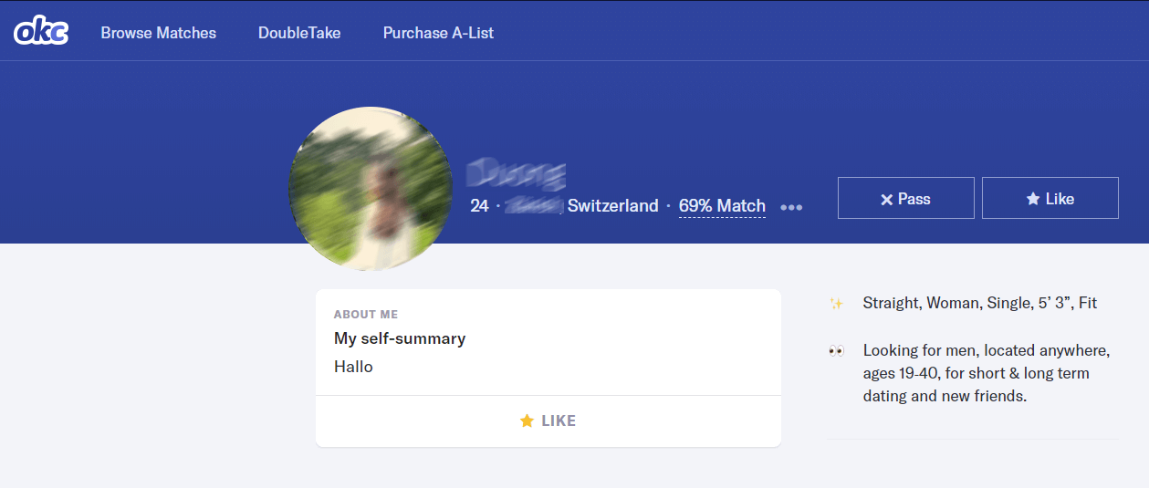 Zwei von uns Matchmaking-Service