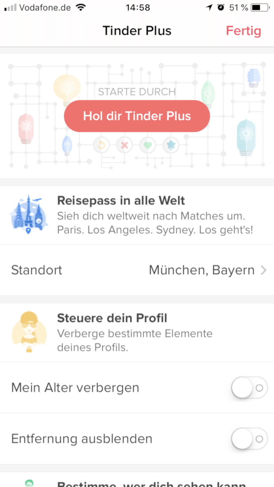 Tinder match aufgelöst bei Tinder