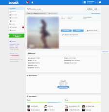 Profil auf Zoosk