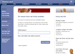 Homo.net Anmeldung