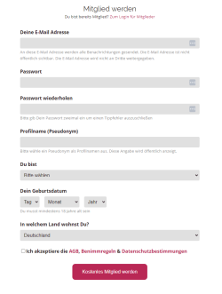 signup