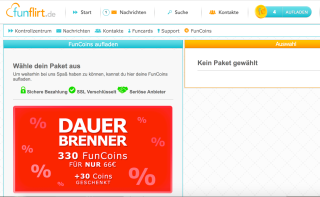 Funflirt funcoins kostenlos