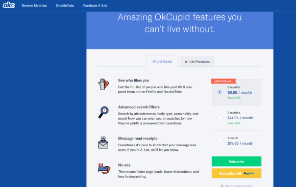 Okcupid Kosten Basic