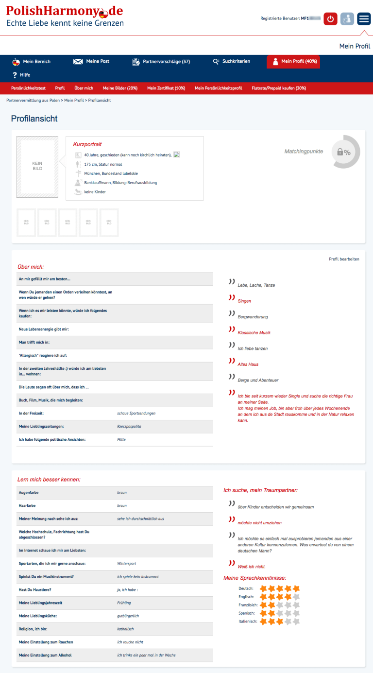 Polnische partnervermittlung im test