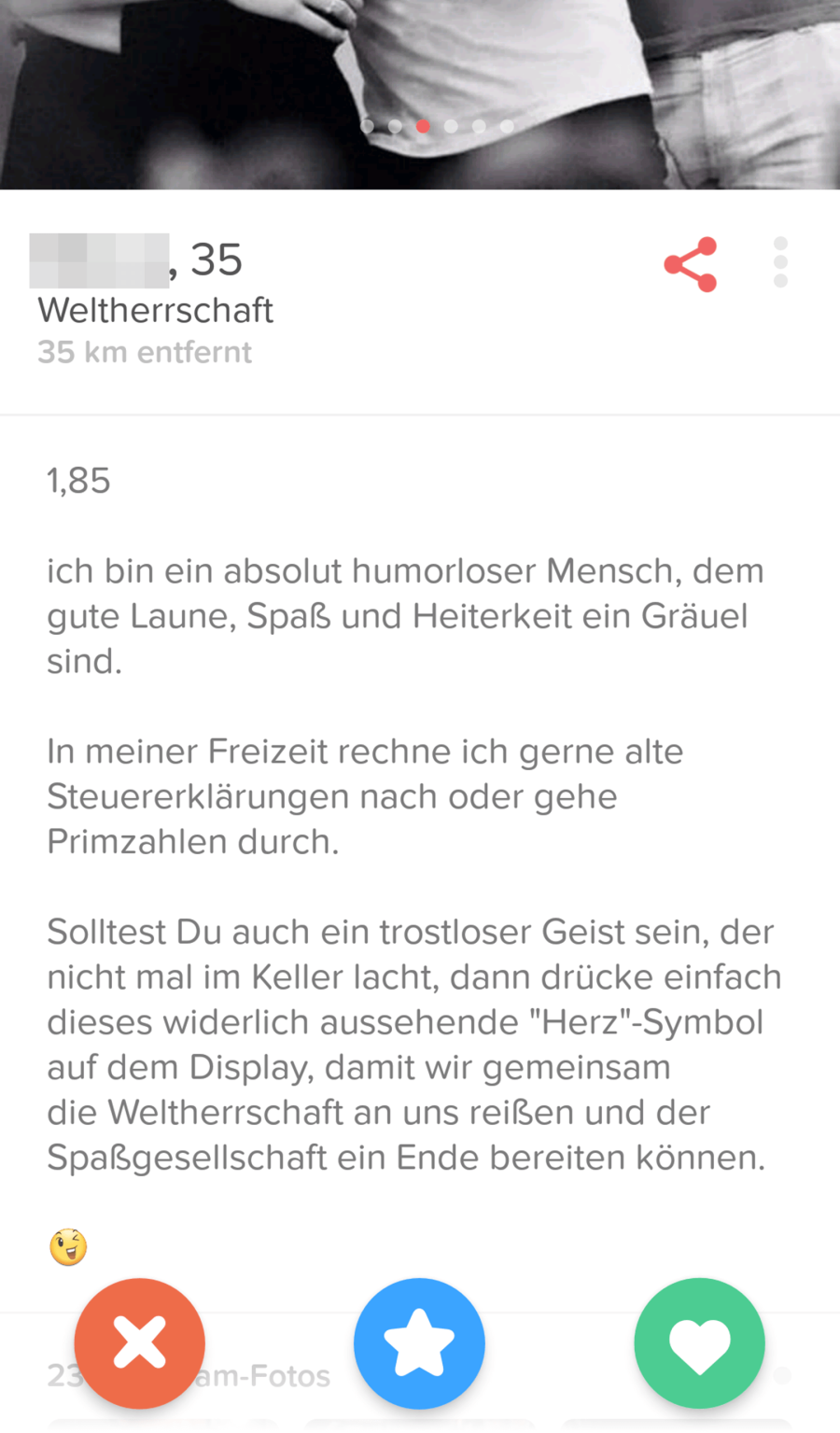 tinder lustig